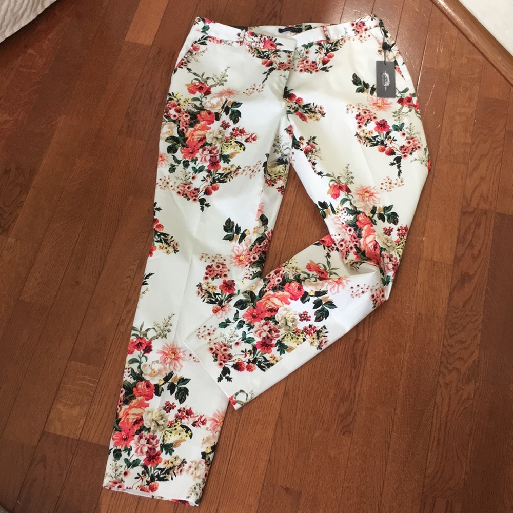 TOMMY HILFIGER  Radcliffe Pant White Floral New